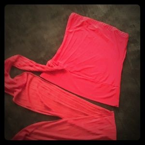 Vixen Maroon stretch top